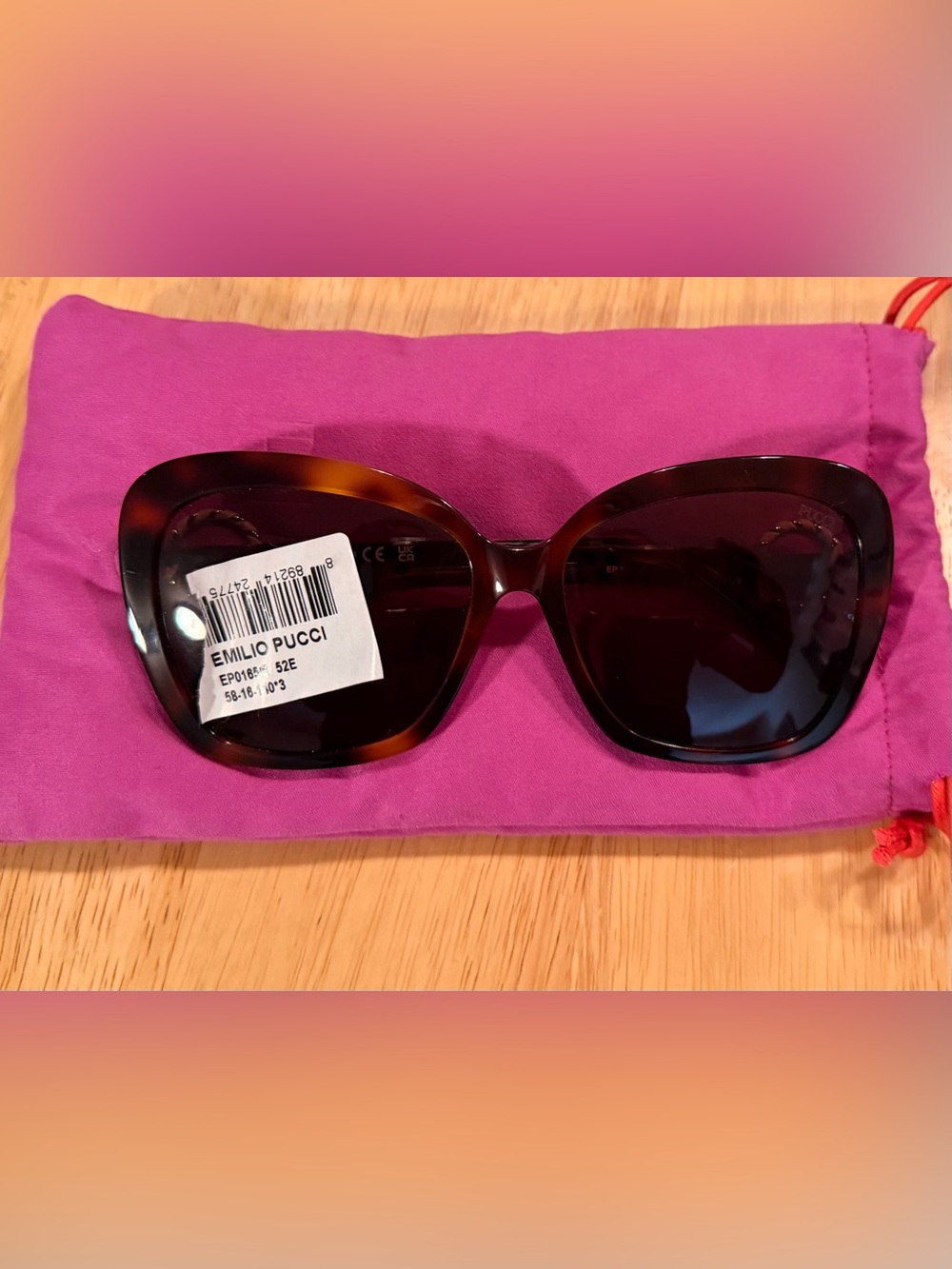 Emilio Pucci Tortoiseshell Cat-Eye Sunglasses - Brown